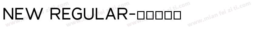 New Regular字体转换